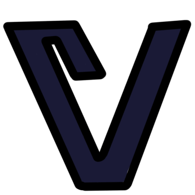 The aurebesh letter 'yirt' in very dark blue.