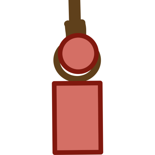 A very simple drawing of a person hanging from a noose