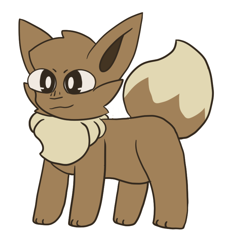 a drawing of eevee