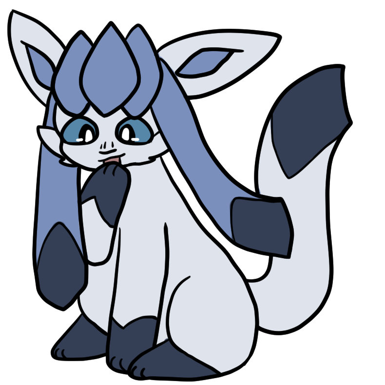 a drawing of glaceon