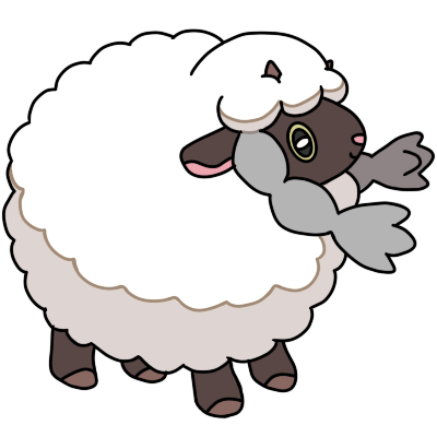 a drawing of Wooloo