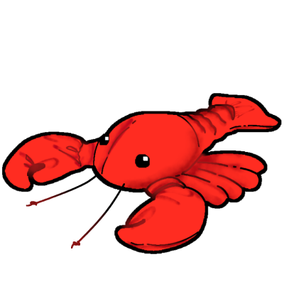 a red lobster.