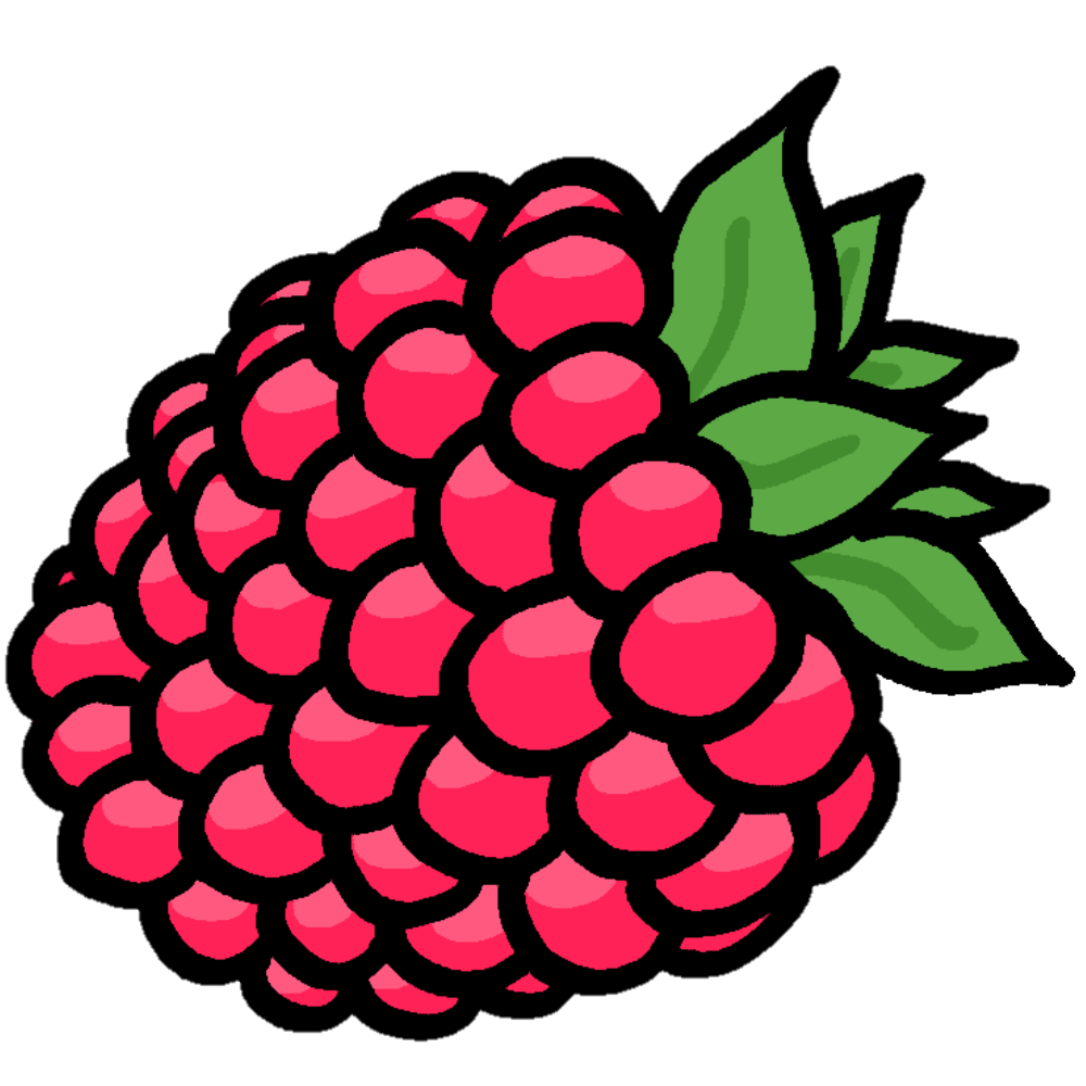 a bright raspberry with a great leafy stem.