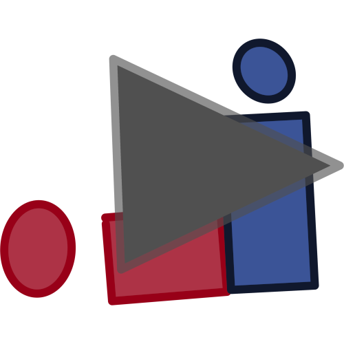 A very simple drawing of two people engaged in missionary sex over top of them is a big grey play button like on online videos